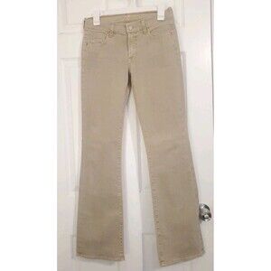7 for All Mankind Jeans Bootcut  Sz 27 Stretch 29x30.5 Low Rise VGUC